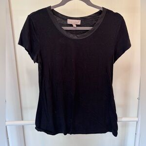 Banana Republic Black Short Sleeve Tee